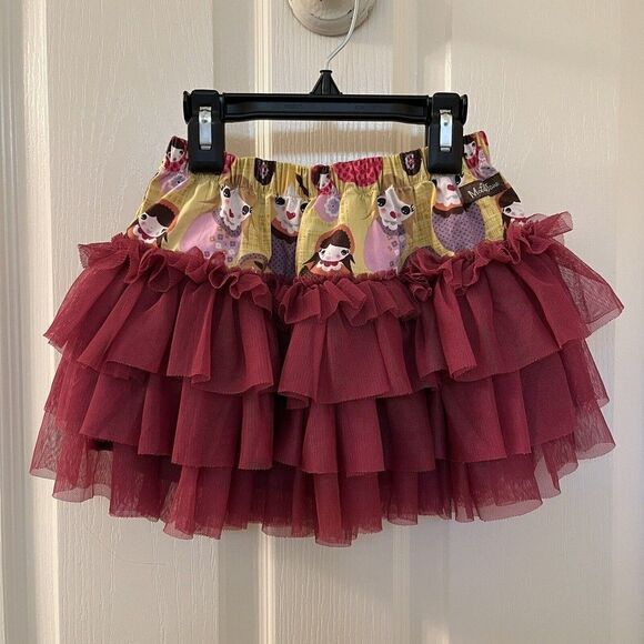 Matilda Jane Character Counts Heart Soul Sylvia Russian Doll Tutu Skirt Size 2 - Picture 1 of 11